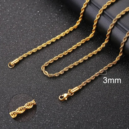 Unisex Cuban Chain Necklace