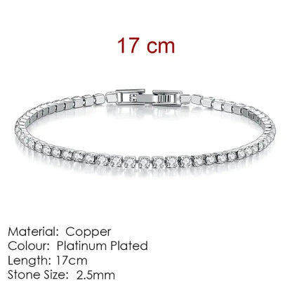 Fashion Multicolor Tennis Bracelet For Women