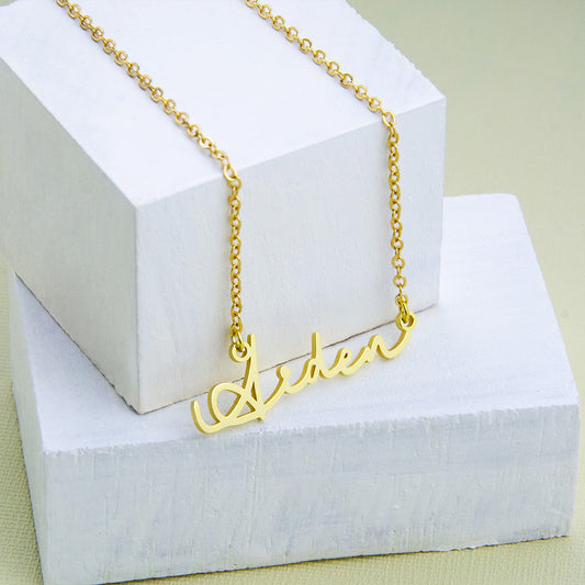 Exquisite and Noble Customizable Name Design Versatile Necklace