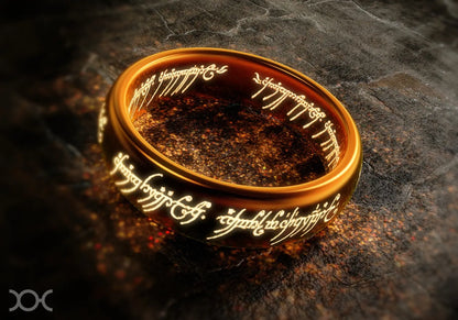 Lord Of The Finger Rings Magic Ring High-end Titanium Steel