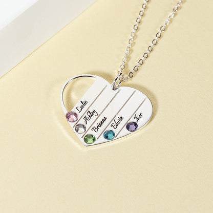 Fashion noble heart shape customizable name design light luxury wind necklace