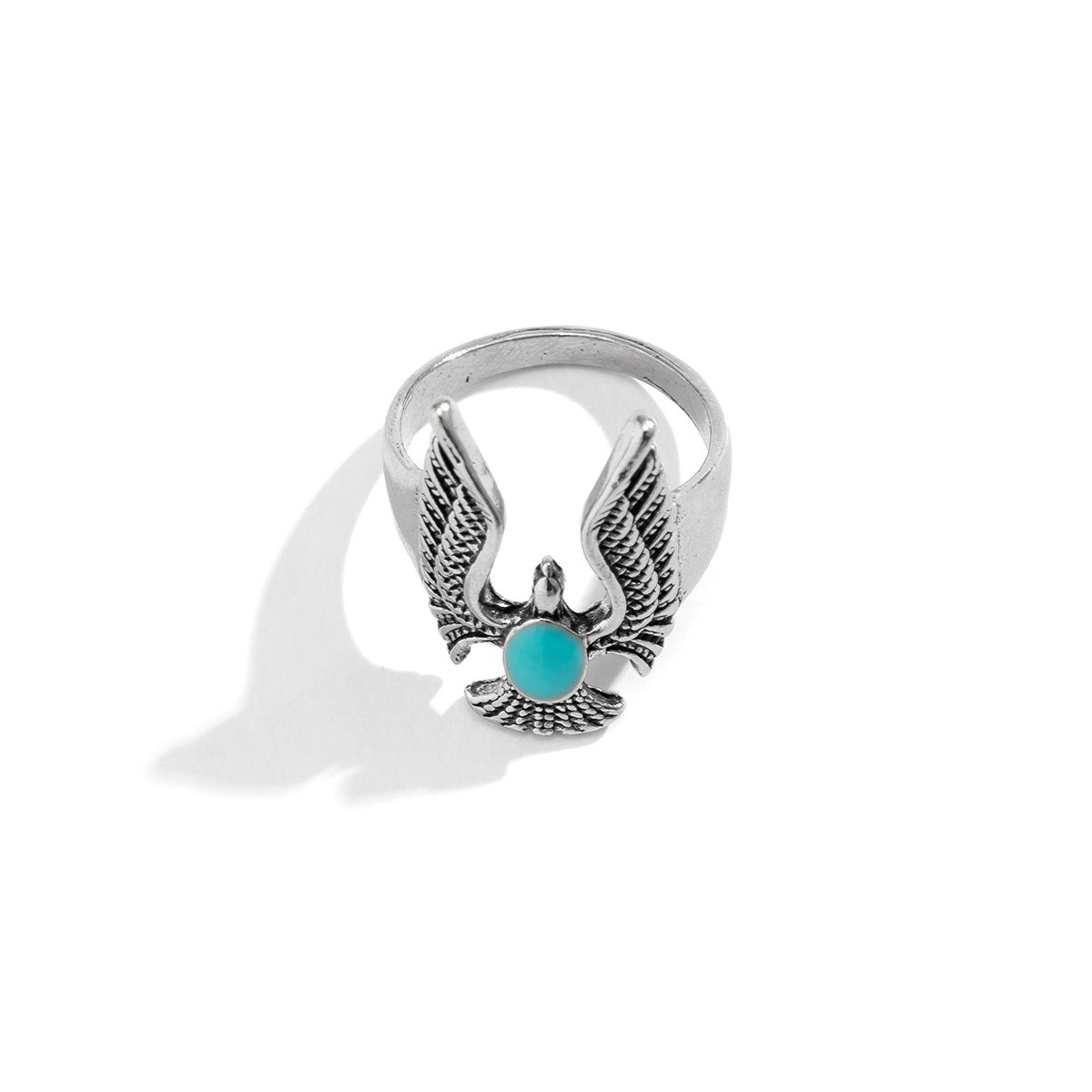 Retro Fashion Winged Eagle Design Versatile Ring