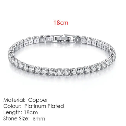 Fashion Multicolor Tennis Bracelet For Women