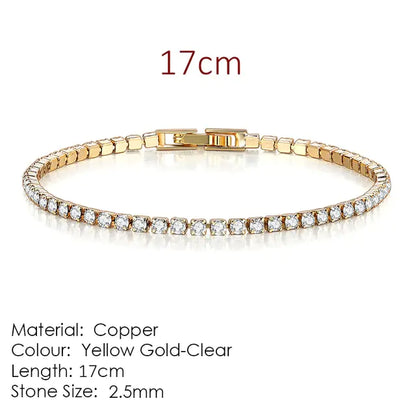 Fashion Multicolor Tennis Bracelet For Women