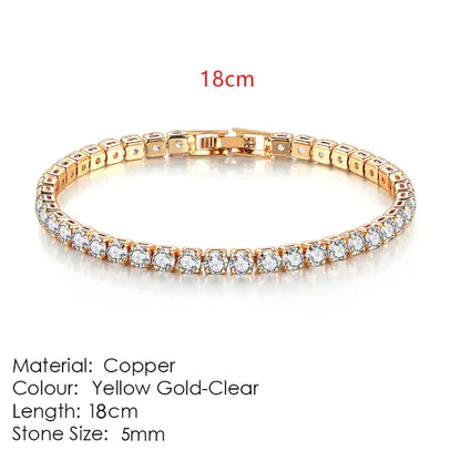 Fashion Multicolor Tennis Bracelet For Women