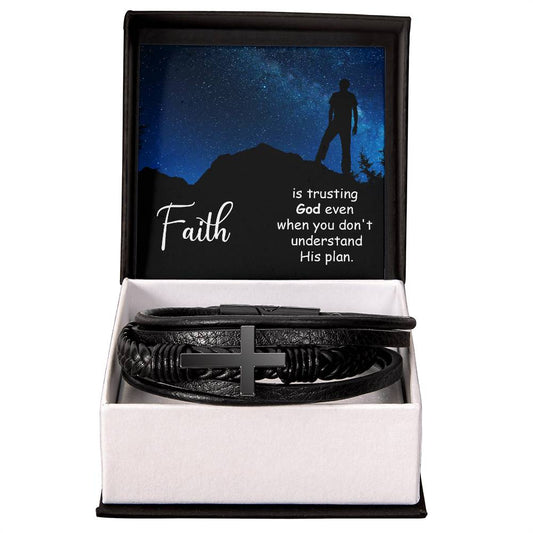 Men's Cross Bracelet