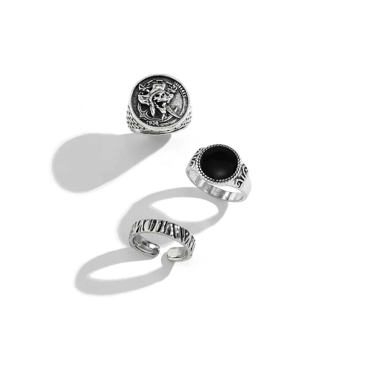 Retro fashion pirate/round design simple style ring