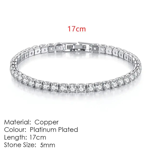 Fashion Multicolor Tennis Bracelet For Women