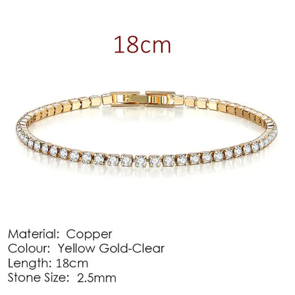 Fashion Multicolor Tennis Bracelet For Women