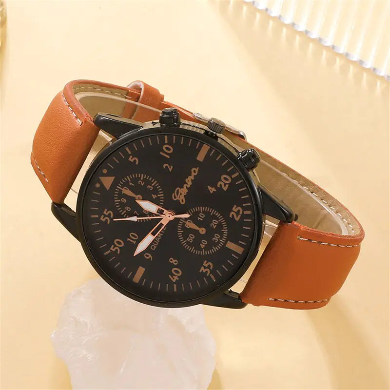 New Men's Watch Luxury Watch Set